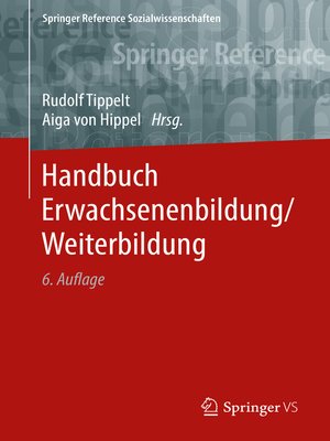 cover image of Handbuch Erwachsenenbildung/Weiterbildung